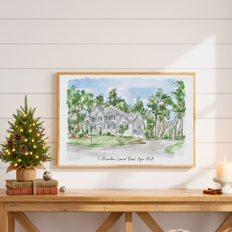 Cherished Home Photo Canvas Gift for Weddings & New Owners Cherished Home Photo Canvas Gift for Weddings & New Owners