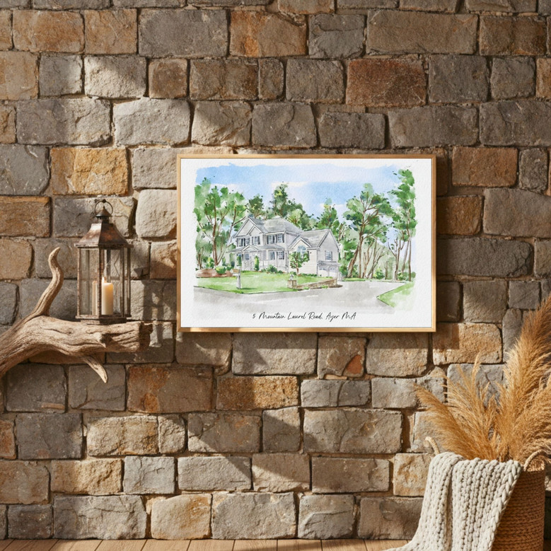 Cherished Home Photo Canvas Gift for Weddings & New Owners Cherished Home Photo Canvas Gift for Weddings & New Owners