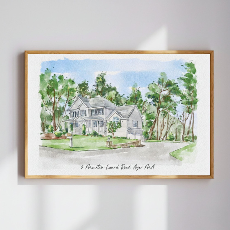 Cherished Home Photo Canvas Gift for Weddings & New Owners Cherished Home Photo Canvas Gift for Weddings & New Owners