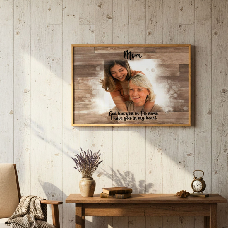 Mother's Loving Memory Canvas - Personalized Loss Sympathy Gift