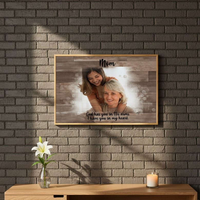 Mother's Loving Memory Canvas - Personalized Loss Sympathy Gift