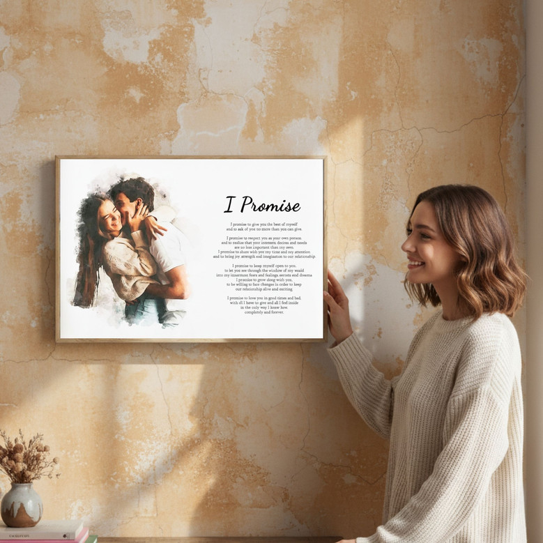 Heartfelt Family Photo Canvas - Personalized Keepsake Memorial Art