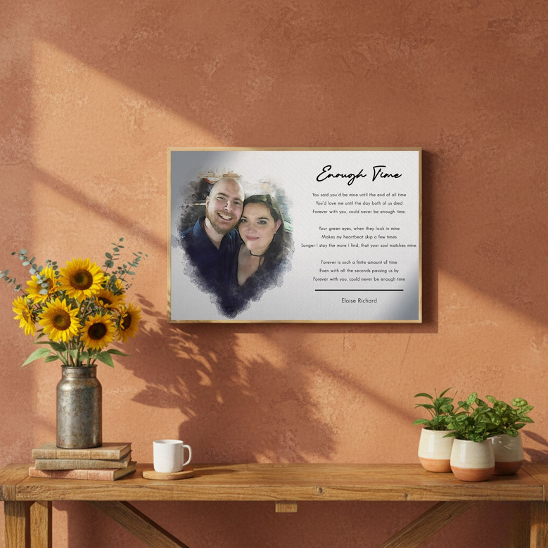 Heartfelt Family Photo Canvas - Personalized Keepsake Memorial Art