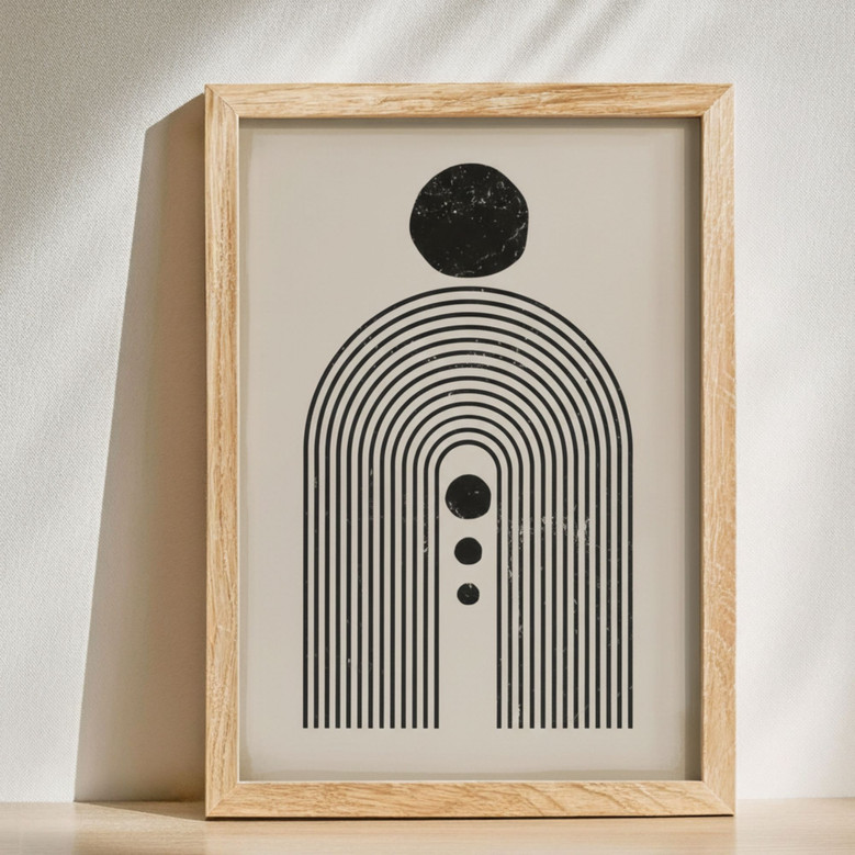 Mid-Century Boho Canvas Art Set for Stylish Living Room Decor Mid-Century Boho Canvas Art Set for Stylish Living Room Decor