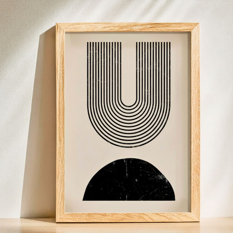 Mid-Century Boho Canvas Art Set for Stylish Living Room Decor Mid-Century Boho Canvas Art Set for Stylish Living Room Decor