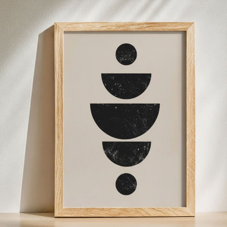 Mid-Century Boho Canvas Art Set for Stylish Living Room Decor Mid-Century Boho Canvas Art Set for Stylish Living Room Decor