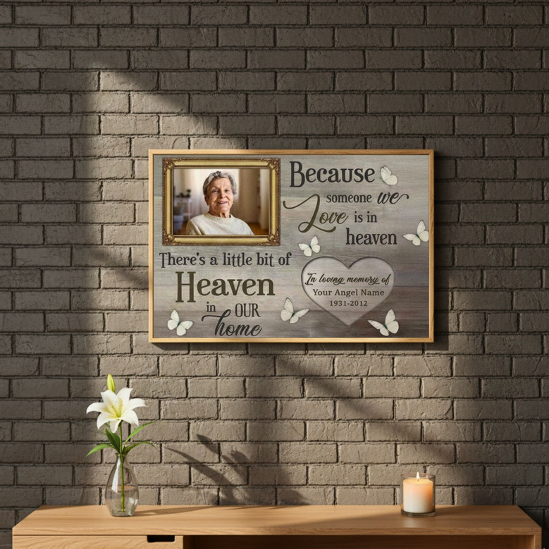 Mother's Loss - Custom Bereavement Canvas Tribute for Mom's Decor