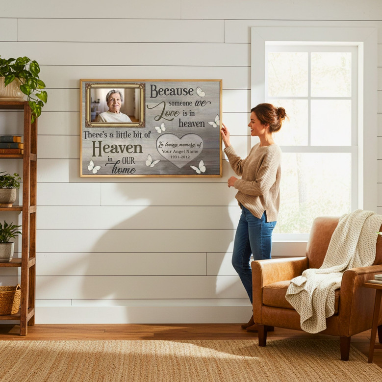 Mother's Loss - Custom Bereavement Canvas Tribute for Mom's Decor