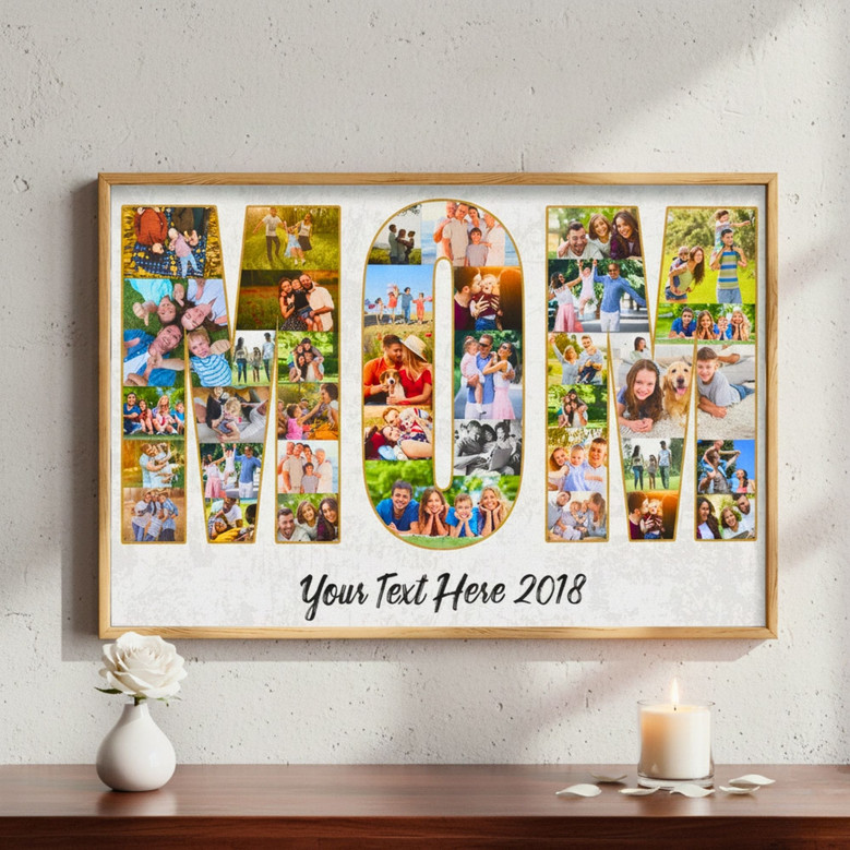 Family Photo Quote Canvas - Heartfelt Mother's Day Keepsake Art