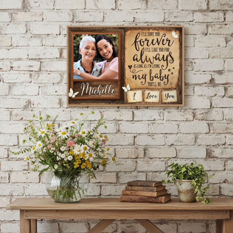 Infinite Love Custom Canvas - Mother's Day Keepsake from Daughter