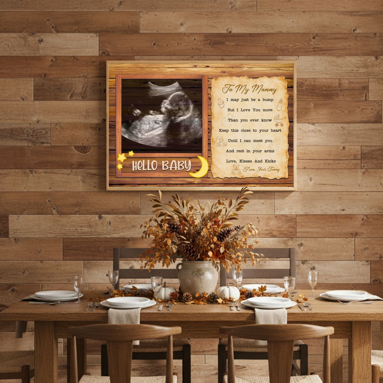 New Mom's Ultrasound Canvas - Heartfelt Keepsake Gift