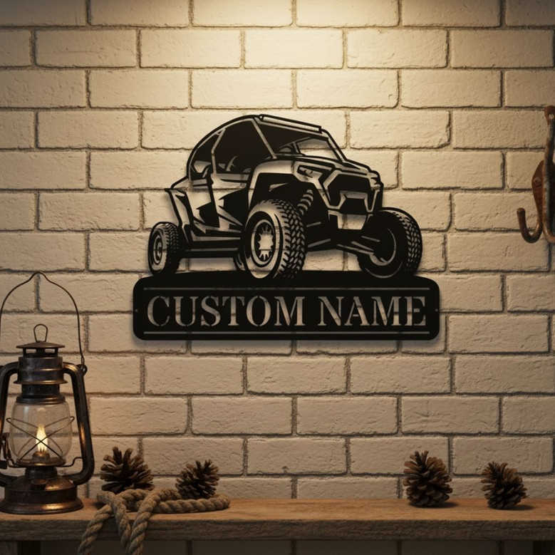 Customized ATV Metal Art Sign - Unique Gift For Dad's Man Cave, Outdoor Adventure Decor