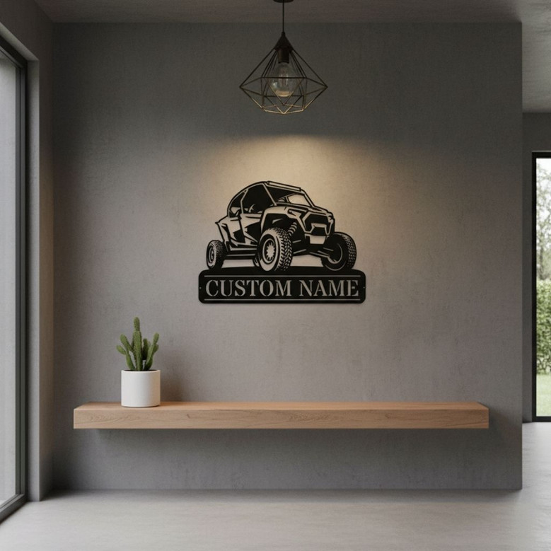 Customized ATV Metal Art Sign - Unique Gift For Dad's Man Cave, Outdoor Adventure Decor