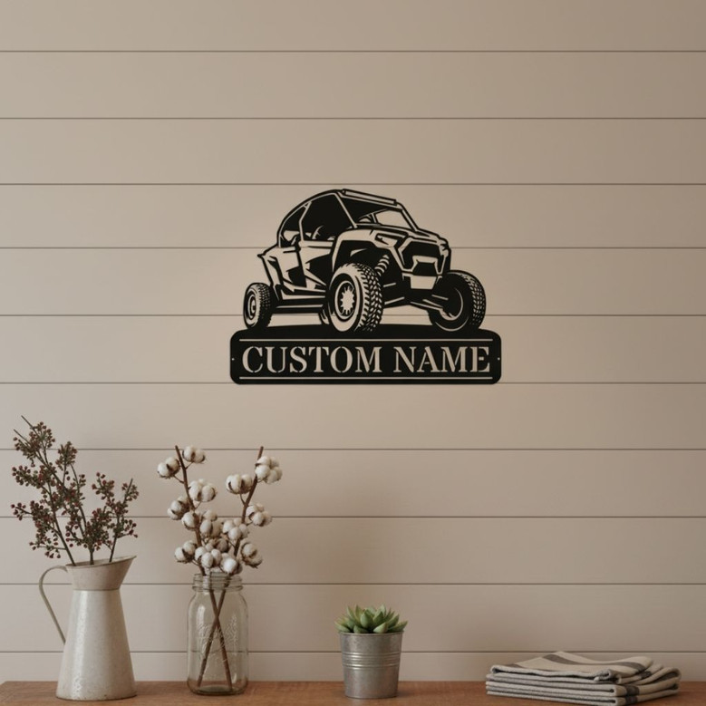 Customized ATV Metal Art Sign - Unique Gift For Dad's Man Cave, Outdoor Adventure Decor