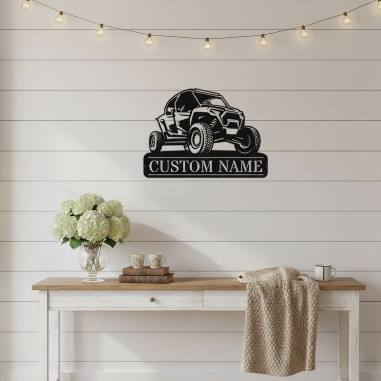 Customized ATV Metal Art Sign - Unique Gift For Dad's Man Cave, Outdoor Adventure Decor