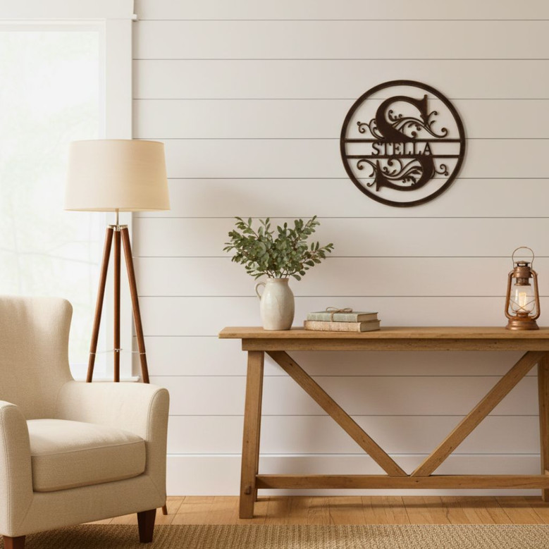 Custom Monogram Metal Signs for Home and Yard Decoration Custom Monogram Metal Signs for Home and Yard Decoration