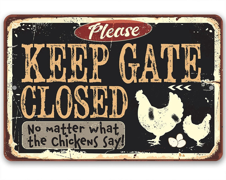 A Farm's Heart: Your Perfect Chicken Coop Vintage Metal Sign