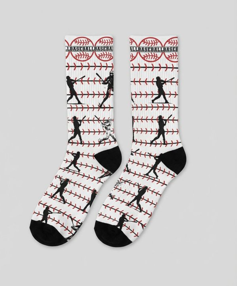 3D Baseball Fan Socks Score Big Perfect Sports Gift 3D Baseball Fan Socks Score Big Perfect Sports Gift
