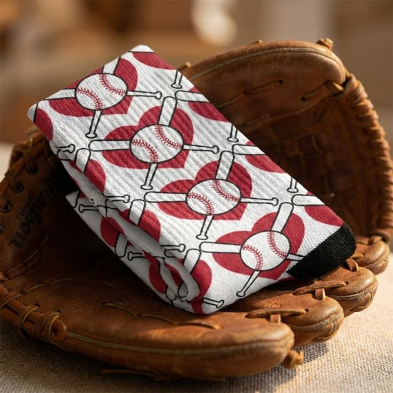 Baseball Love Heart 3D Socks Perfect Game Day Gift Baseball Love Heart 3D Socks Perfect Game Day Gift