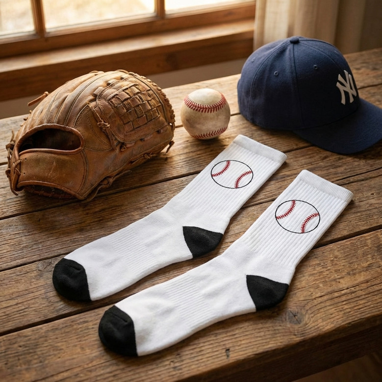 Baseball Mom and Sister 3D Socks Perfect Gameday Gift