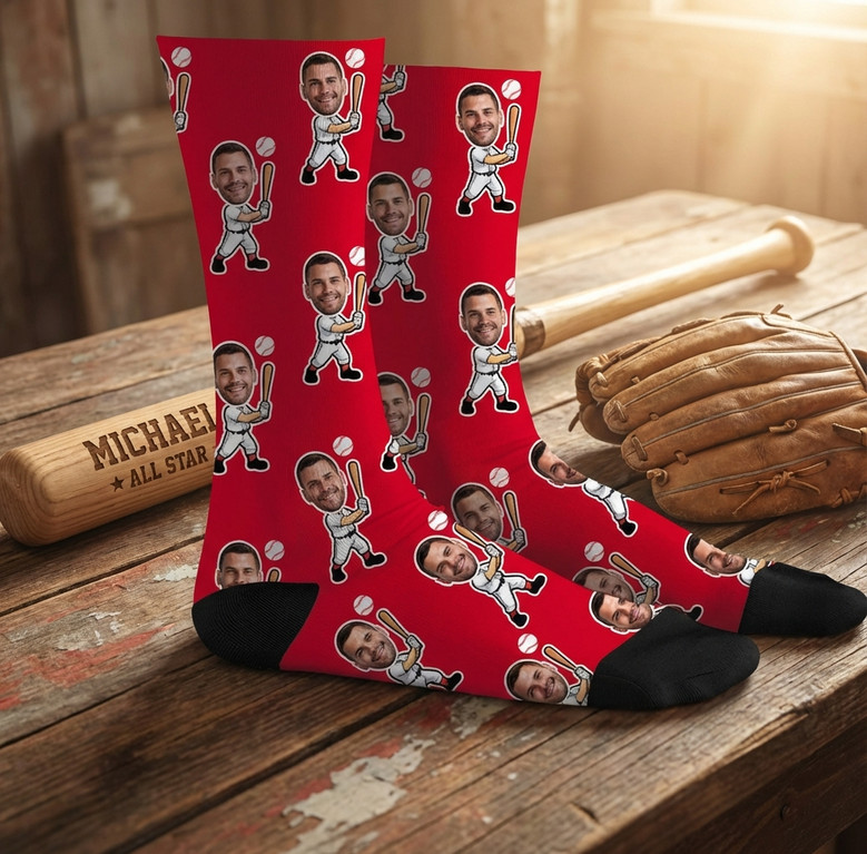 Custom Baseball Lover 3D Socks All Star Gift Idea Custom Baseball Lover 3D Socks All Star Gift Idea