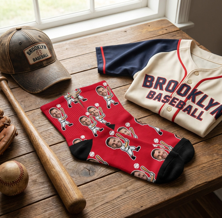 Custom Baseball Lover 3D Socks All Star Gift Idea Custom Baseball Lover 3D Socks All Star Gift Idea