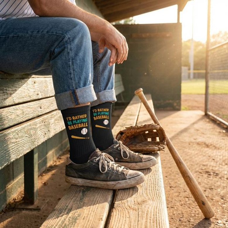 Funny Baseball 3D Socks Express Your Love for the Game Funny Baseball 3D Socks Express Your Love for the Game