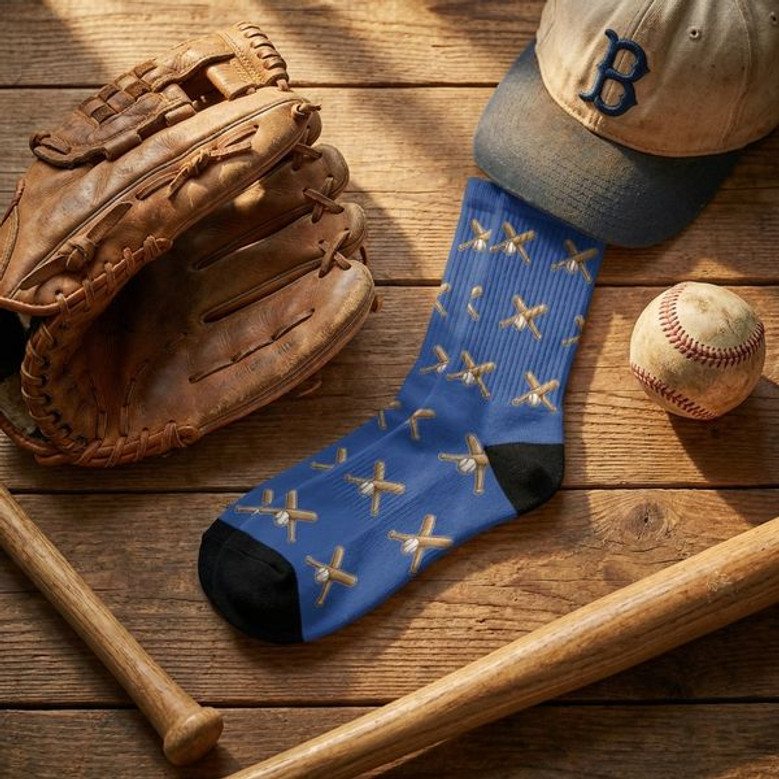 Patriotic Baseball Fan 3D Socks Perfect Sports Gift