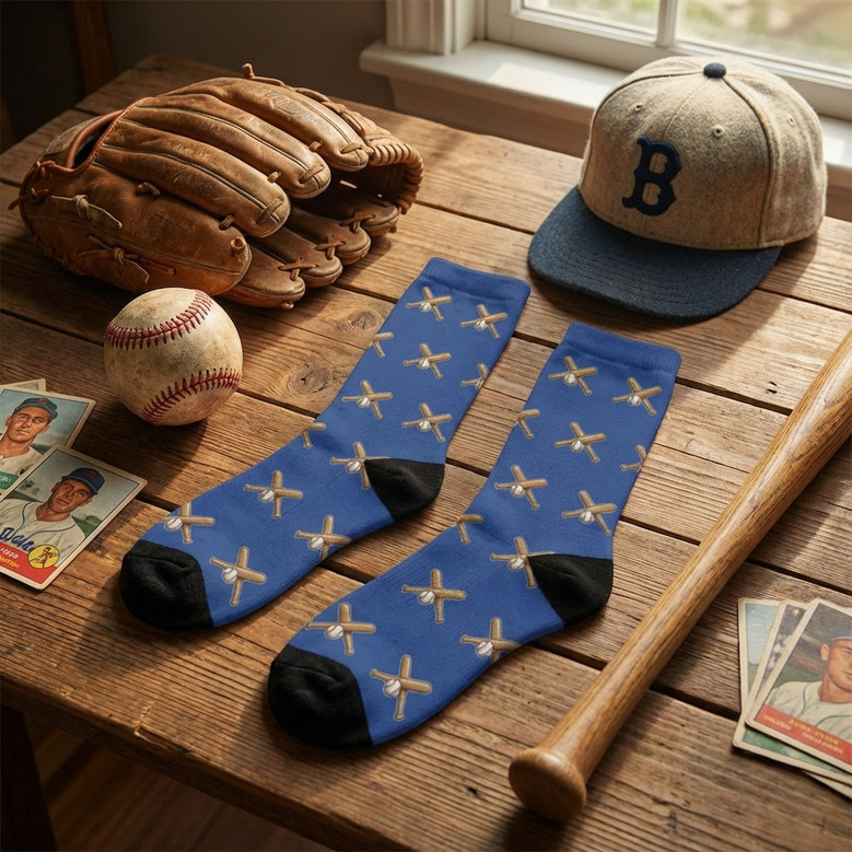 Patriotic Baseball Fan 3D Socks Perfect Sports Gift