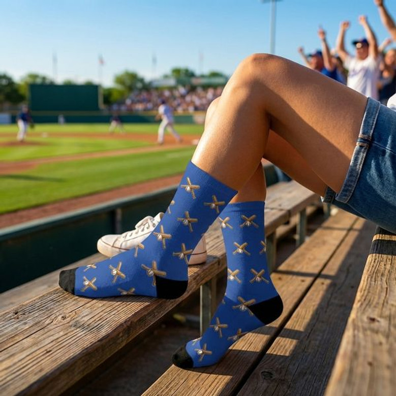 Patriotic Baseball Fan 3D Socks Perfect Sports Gift