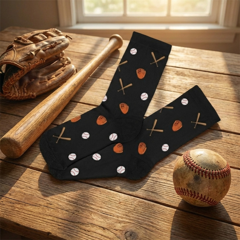 Playful Baseball 3D Socks for the Ultimate Fan Playful Baseball 3D Socks for the Ultimate Fan
