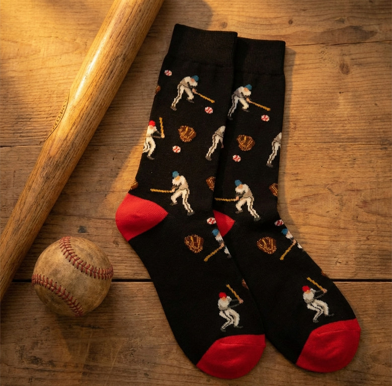 Tutti Footi Baseball 3D Socks Fun Fan Gift Tutti Footi Baseball 3D Socks Fun Fan Gift