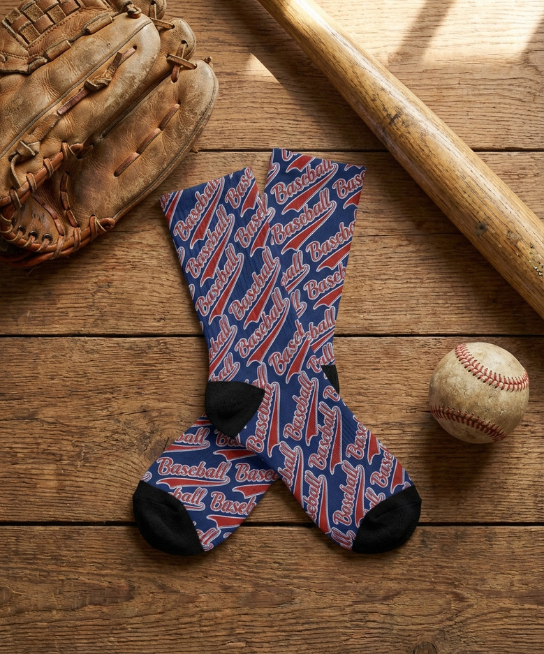 Ultimate Baseball Fan 3D Socks Perfect Sports Gift Ultimate Baseball Fan 3D Socks Perfect Sports Gift