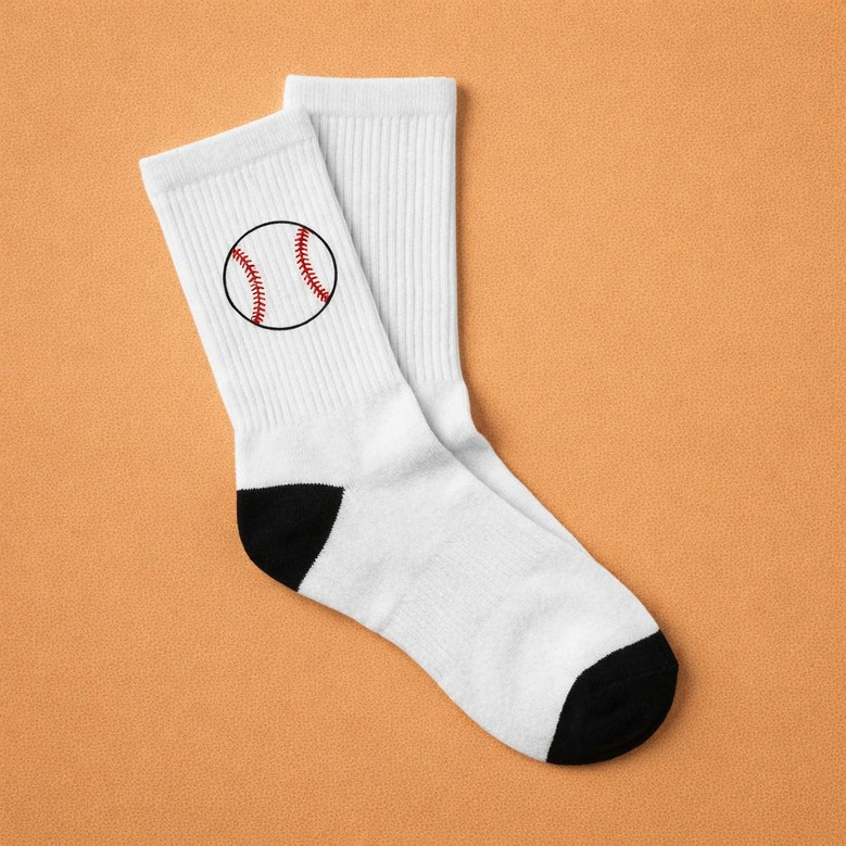 Baseball Mom and Sister 3D Socks Perfect Gameday Gift