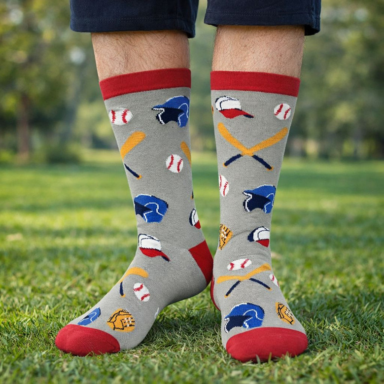 Baseball Queen Hero 3D Socks Novelty Gift for Coaches Players Baseball Queen Hero 3D Socks Novelty Gift for Coaches Players