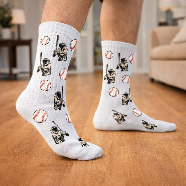 Baseball Team 3D Socks Must Have Game Day Fan Gift Baseball Team 3D Socks Must Have Game Day Fan Gift