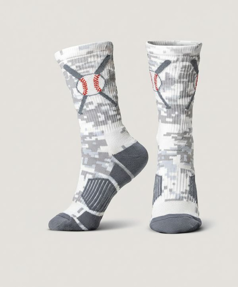 Camouflage Baseball 3D Socks Show Your Team Spirit Camouflage Baseball 3D Socks Show Your Team Spirit