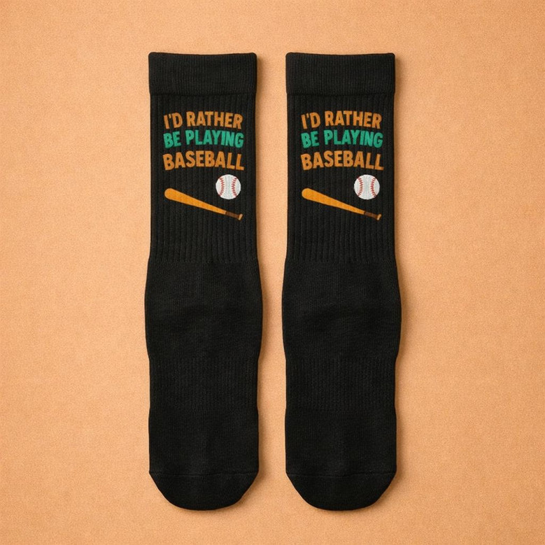 Funny Baseball 3D Socks Express Your Love for the Game Funny Baseball 3D Socks Express Your Love for the Game