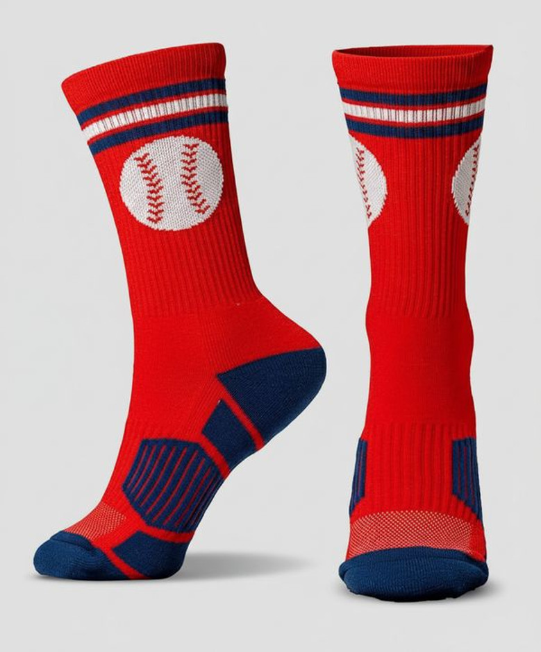 Performance Baseball 3D Crew Socks Unstoppable Comfort