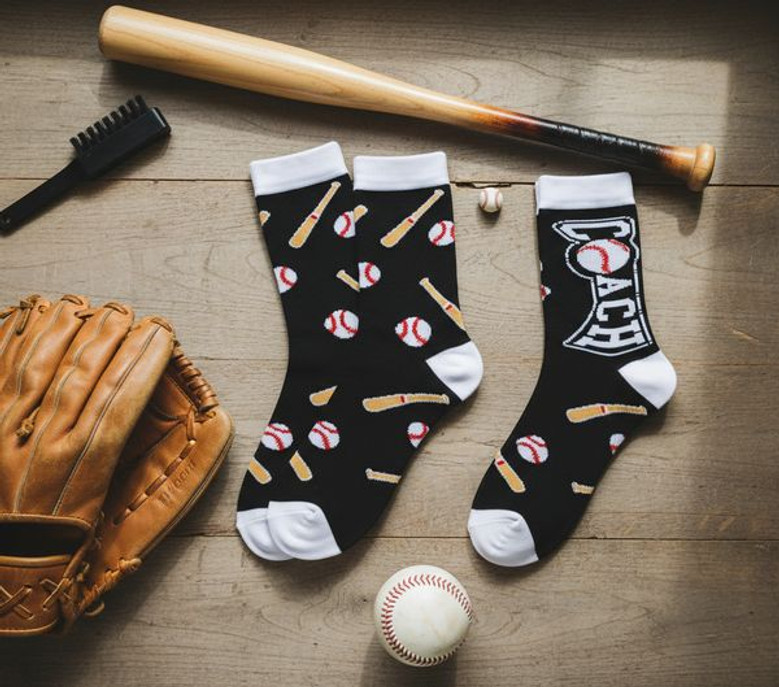 Personalized Baseball Coach Appreciation 3D Socks MVP Gift Personalized Baseball Coach Appreciation 3D Socks MVP Gift