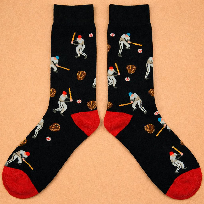 Tutti Footi Baseball 3D Socks Fun Fan Gift Tutti Footi Baseball 3D Socks Fun Fan Gift