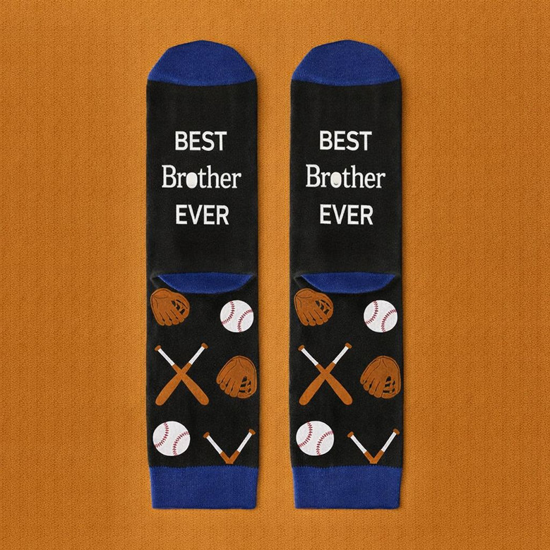 Ultimate Brother Baseball Fan 3D Socks Perfect Gift Idea