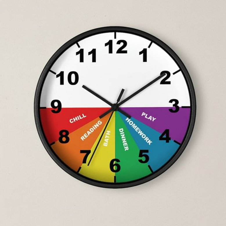 Empower Their Routine - Kids Personalized Wall Clock
