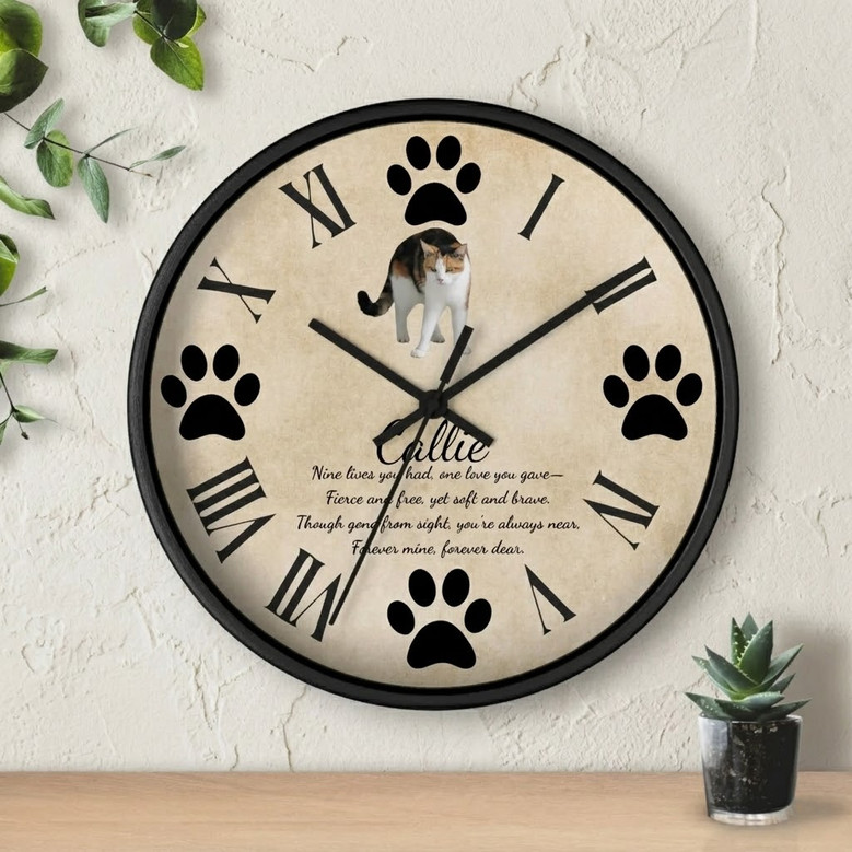 Honoring a Loyal Friend - Photo Personalized Wall Clock
