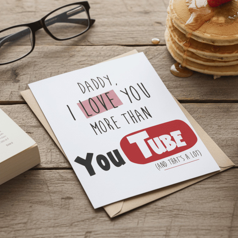 Hilarious Birthday Greeting Card for Dad from Son and Daughter