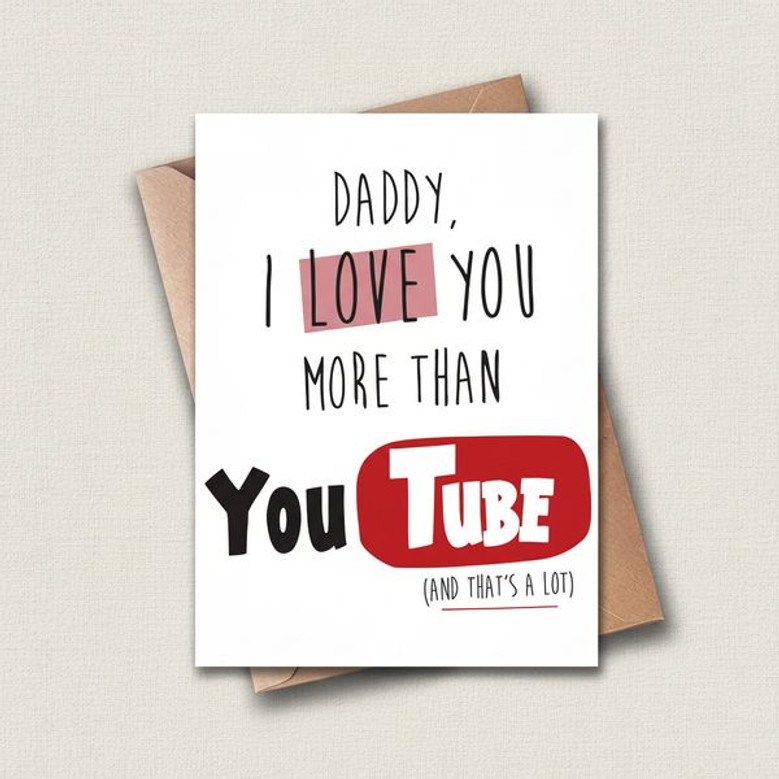 Hilarious Birthday Greeting Card for Dad from Son and Daughter