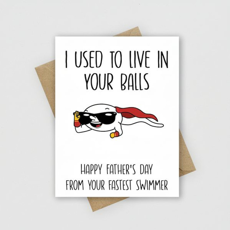 Hilarious Father's Day Greeting Card - Funny Dad Birthday Gift Hilarious Father's Day Greeting Card - Funny Dad Birthday Gift