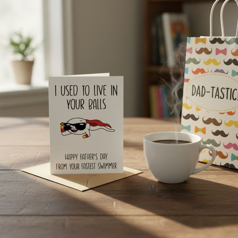 Hilarious Father's Day Greeting Card - Funny Dad Birthday Gift Hilarious Father's Day Greeting Card - Funny Dad Birthday Gift