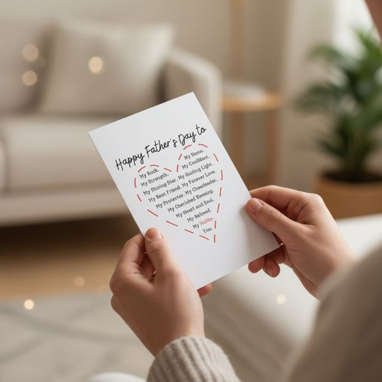To My Loving Husband - Sentimental Father's Day Greeting Card