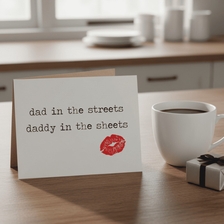 Witty Double Entendre Father's Day Greeting Card for Dad
